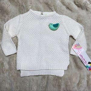 Samara NWT toddler bird sweater size 4T